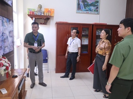 Ban Chỉ đạo thi tuyển sinh vào lớp 10 THPT xã Hòa Phú tổ chức kiểm tra công tác chuẩn bị cho kỳ thi tuyển sinh vào lớp 10