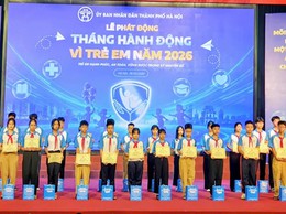 Xã Quảng Bị tham dự Lễ phát động Tháng hành động vì trẻ em năm Thành phố Hà Nội năm 2026