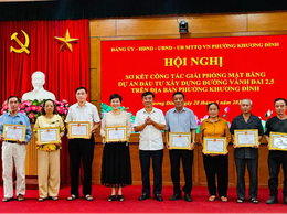 Phường Khương Đình về đích giải phóng mặt bằng Vành đai 2,5 nhờ sức mạnh đồng thuận từ cơ sở
