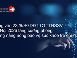UBND phường Văn Miếu - Quốc Tử Giám tuyên truyền Công văn số 2329/SGDVĐT-CTTTGSSV ngày 25/5/2026
