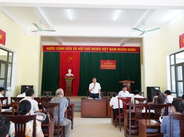 Phường Chương Mỹ tổ chức hội nghị kết thúc công khai và tiếp thu ý kiến về phương án dự thảo bồi thường, hỗ trợ, tái định cư dự án quốc lộ 6
