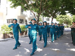 Phường Dương Nội khai mạc huấn luyện dân quân tại chỗ năm 2026