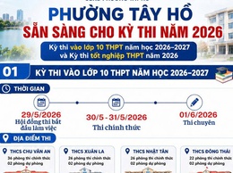 Phường Tây Hồ: chủ động mọi điều kiện, sẵn sàng cho kỳ thi tuyển sinh lớp 10 THPT năm học 2026 - 2027