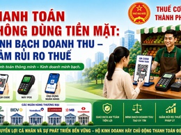 Bài tuyên truyền thanh toán không dùng tiền mặt trong hộ kinh doanh