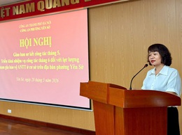 Công an phường Yên Sở tổ chức hội nghị sơ kết công tác tháng 5 và triển khai nhiệm vụ công tác tháng 6 đối với lực lượng an ninh trật tự ở cơ sở trên địa bàn phường Yên Sở.