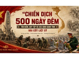 “Chiến dịch 500 ngày đêm” tìm kiếm quy tập và xác định danh tính hài cốt liệt sỹ