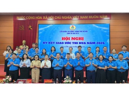 Tháng Công nhân năm 2026: Công đoàn phường Long Biên đẩy mạnh chăm lo, bảo vệ quyền lợi người lao động