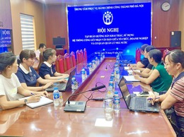 Xã Đoài Phương tham dự hội nghị trực tuyến tập huấn hướng dẫn khai thác, sử dụng hệ thống gửi nhận văn bản điện tử giữa tổ chức, doanh nghiệp và cơ quan nhà nước