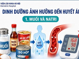 Dinh dưỡng ảnh hưởng thế nào đến huyết áp - Khuyến cáo từ Bệnh viện Lão khoa Hà Nội