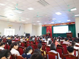 Quảng Oai phối hợp tổ chức tập huấn nghiệp vụ văn thư, lưu trữ cho 162 học viên