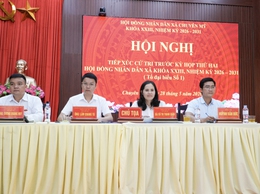 Tổ đại biểu số 1 HĐND xã TXCT khu vực Vân Từ