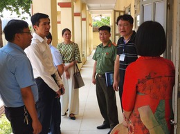 LÃNH ĐẠO XÃ NỘI BÀI KIỂM TRA CÔNG TÁC CHUẨN BỊ CHO KỲ THI TUYỂN SINH VÀO LỚP 10 TRUNG HỌC PHỔ THÔNG