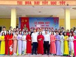 TRƯỜNG TIỂU HỌC VIÊN NỘI TỔNG KẾT NĂM HỌC 2025 - 2026 VỚI NHIỀU DẤU ẤN NỔI BẬT 