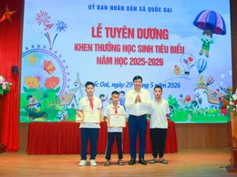 Quốc Oai tuyên dương, khen thưởng cho 45 tập thể, học sinh tiêu biểu năm học 2025-2026