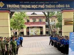 Phường Ô Chợ Dừa huy động nhiều lực lượng hỗ trợ thí sinh thi vào lớp 10