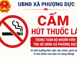Phượng Dực chung tay xây dựng môi trường không khói thuốc lá
