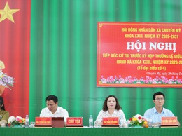 Tổ đại biểu số 4 HĐND xã tiếp xúc cử tri khu vực Phú Yên và thôn Bài Lễ