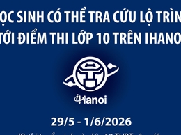 Học sinh có thể tra cứu lộ trình tới điểm thi lớp 10 trên iHanoi