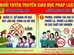 TUYÊN TRUYỀN, GIÁO DỤC PHÁP LUẬT CHO HỌC SINH TRƯỜNG THCS TÂN DÂN