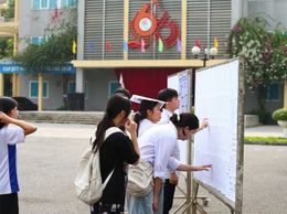 1606 thí sinh làm thủ tục dự thi lớp 10 THPT công lập tại 2 điểm thi trên địa bàn phường Sơn Tây