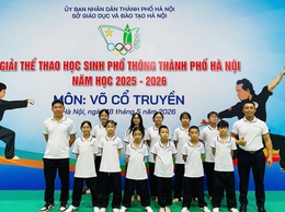 DẤU ẤN ĐOÀN THỂ THAO HỌC SINH PHƯỜNG VĨNH HƯNG THAM GIA GIẢI THỂ THAO HỌC SINH PHỔ THÔNG THÀNH PHỐ HÀ NỘI NĂM HỌC 2025 - 2026
