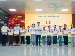 Hòa Xá vinh danh 71 học sinh tiêu biểu năm học 2025 - 2026