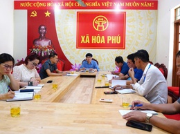 Xã Hoà Phú tổ chức Hội nghị triển khai kế hoạch kiểm tra liên ngành đối với các cơ sở chăn nuôi, giết mổ gia súc, gia cầm
