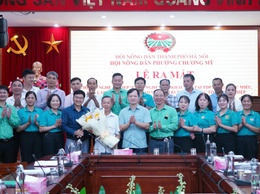 Hội Nông dân phường Chương Mỹ ra mắt Chi hội nghề nghiệp “Làng nghề điêu khắc đá”, Câu lạc bộ nông dân bảo vệ môi trường và các tổ nghề nghiệp năm 2026