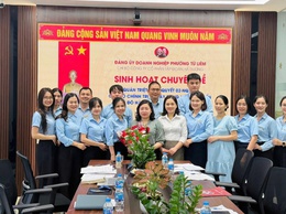 Đảng ủy Doanh nghiệp phường Từ Liêm tăng cường chỉ đạo các chi bộ trực thuộc tổ chức sinh hoạt chuyên đề tháng 5 năm 2026