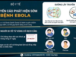 Cập nhật tình hình dịch bệnh Ebola do chủng Bundibugyo và các biện pháp phòng, chống