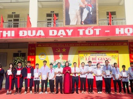 TRƯỜNG THCS NGUYỄN ĐỨC LƯỢNG TỔ CHỨC LỄ BẾ GIẢNG NĂM HỌC 2025-2026, TRƯỞNG THÀNH VÀ TRI ÂN CỦA HỌC SINH KHỐI 9 NIÊN KHÓA 2022-2026– MỘT NĂM HỌC NỖ LỰC – MỘT HÀNH TRÌNH ĐÁNG NHỚ