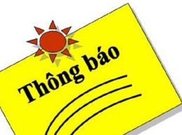 Thông báo về việc dọn dẹp, bàn giao mặt bằng 