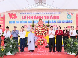 Khánh thành ngôi Đại Hùng Bảo Điện, Lầu Quan Âm và Lầu Chuông chùa Sùng Khánh