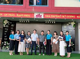 Trường Mầm non Hoàng Liệt đón đoàn giám sát trực tiếp việc thực hiện về ATTP bếp ăn bán trú trường học đợt 1 năm 2026