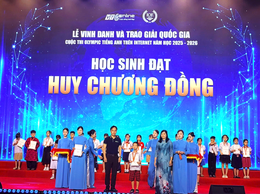 Lễ Vinh danh và trao giải cấp Quốc gia cuộc thi Olympic Tiếng Anh trên Internet (IOE) 2025-2026 tại Hà Nội - Lan tỏa tinh thần học tiếng Anh trong kỉ nguyên mới