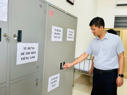 CÁC ĐỒNG CHÍ LÃNH ĐẠO XÃ THƯ LÂM THĂM, ĐỘNG VIÊN CÁC ĐIỂM THI TUYỂN SINH VÀO LỚP 10 THPT NĂM HỌC 2026 – 2027