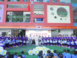Trường Mầm non Hoàng Liệt tổ chức lễ tổng kết năm học 2025 - 2026
