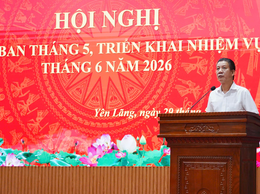 Giao ban công tác tháng 5, triển khai nhiệm vụ trọng tâm tháng 6