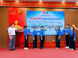 Phường Thanh Liệt ra mắt 9 đội hình thanh niên tình nguyện hè