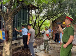 CƯỠNG CHẾ TRONG LĨNH VỰC VI PHẠM ĐẤT ĐAI TẠI XÃ TRUNG GIÃ ĐƯỢC TRIỂN KHAI QUYẾT LIỆT