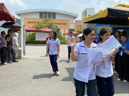 Xã Gia Lâm: Các thí sinh hoàn thành môn thi đầu tiên Kỳ thi tuyển sinh vào lớp 10 THPT năm học 2026-2027