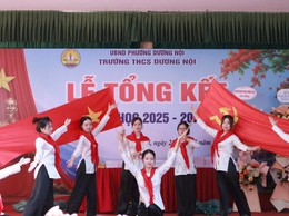 Rộn ràng Lễ bế giảng tại các trường học trên địa bàn phường Dương Nội