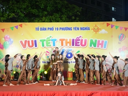Sôi nổi chương trình Tết Thiếu nhi 1/6 tại Tổ dân phố 19