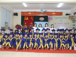 Trường mầm non Ninh Sở tổng kết năm học 2025 - 2026, chia tay trẻ 5-6 tuổi và vui tết thiếu nhi