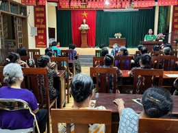 HỘI NÔNG DÂN XÃ THANH OAI TIẾP TỤC TUYÊN TRUYỀN CÔNG TÁC GIẢI PHÓNG MẶT BẰNG DỰ ÁN KHU ĐÔ THỊ THỂ THAO OLYMPIC TẠI THÔN KIM LÂM