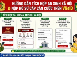 Hướng dẫn tích hợp An sinh xã hội và nộp hồ sơ cấp Căn cước trên VNeID