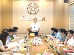 Thường trực HĐND xã An Khánh tổ chức phiên giải trình về công tác quản lý, khai thác chợ, các điểm chợ gắn với thực hiện Chỉ thị số 05 của Ban Thường vụ Đảng ủy xã
