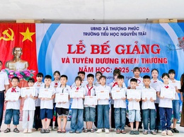 Trường Tiểu học Nguyễn Trãi Lễ bế giảng và tuyên dương, khen thưởng năm học 2025 - 2026