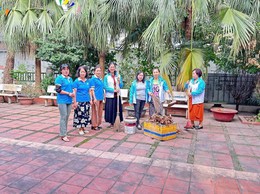 ẤM ÁP NGHĨA TÌNH: HỘI PHỤ NỮ PHƯỜNG LÁNG DUY TRÌ NỀN NẾP CHĂM SÓC NHÀ BIA TƯỞNG NIỆM LIỆT SĨ