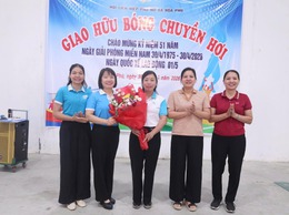 Hội LHPN xã Hòa Phú: Sôi nổi chương trình giao lưu Bóng chuyền hơi năm 2026